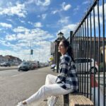 Payal Rajput Instagram - Blue skies 🩵 ☁️ ☁️ ☁️ P.c @neha.parmar_ 📸 London Uk