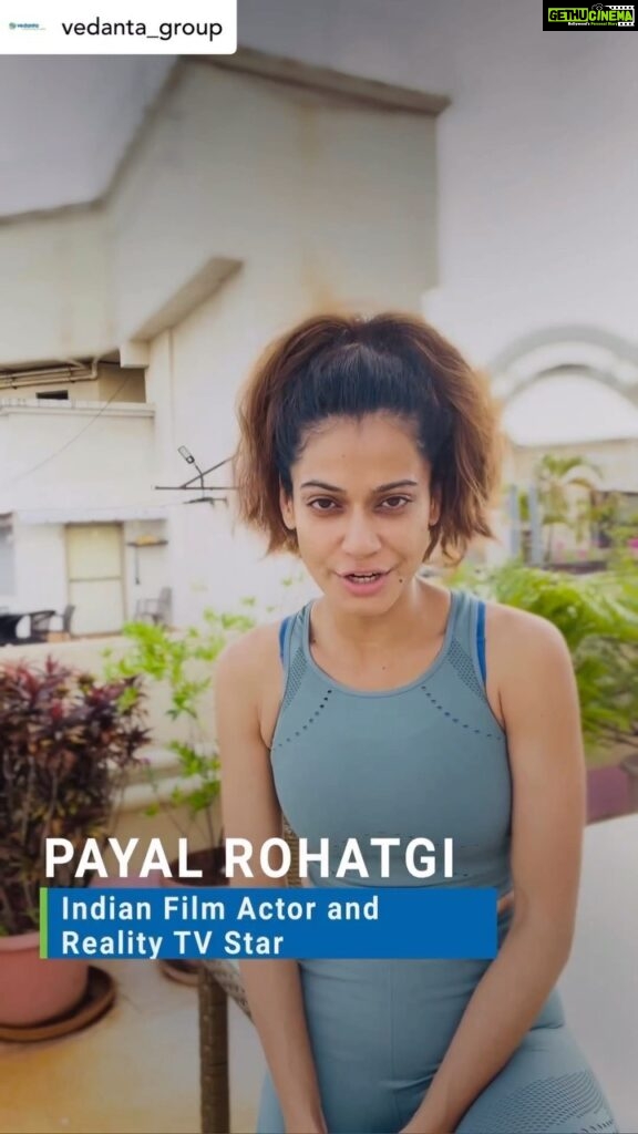 Payal Rohatgi Instagram - Do good for others. It will come back in unexpected ways 🥰 Posted @withregram • @vedanta_group Guess who joins the #RunForZeroHunger movement! India’s beloved film star and reality TV sensation, Payal Rohatgi, is all set to join our cause, bringing along her infectious energy! Have you started your #RunForZeroHunger yet? 1KM = 1 Meal Register now! Link in Bio. #VedantaDHM23 #Vedanta #TransformingForGood