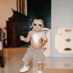 Pearle Maaney Instagram - Reign’s First Birthday …. And the fact that he started walking one week before his bday was the highlight! Our little Chota Bheem! . Click @magicmotionmedia