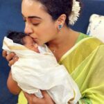 Pearle Maaney Instagram – With my Little ‘Kai’ baby ❤️🧿 
He is just 2 days old in this pic… holding a little miracle in my hands… and somehow I felt like he was already connected to me… the little glimpses he gave me and the cute little smiles during sleep… this little Angel kept us all waiting eagerly 🥰 
Need all of you to bless him ❤️
@rachel_maaney and @rubenbijy may God Bless you with all the love and Health. I’m so happy and my heart is full ❤️