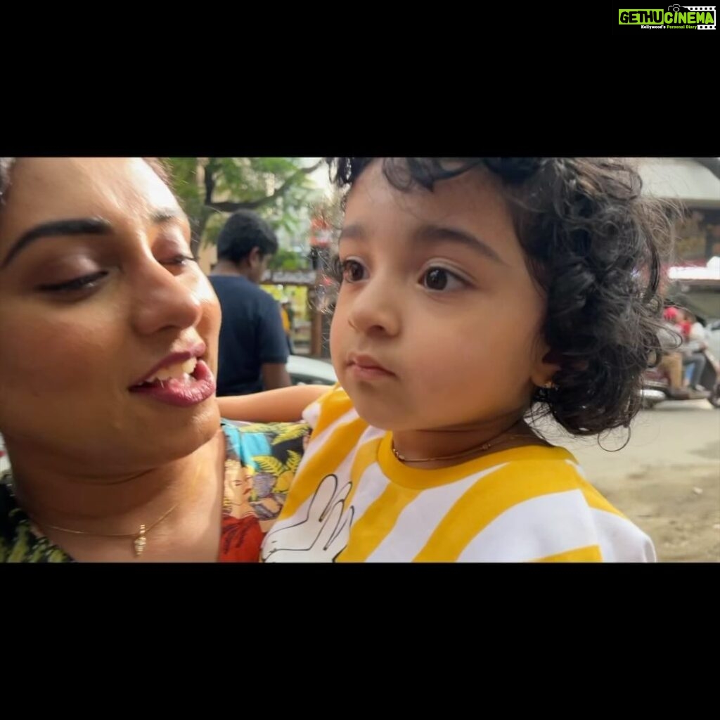 Pearle Maaney Instagram - Kutty mama njaan njetti Maama 😂😂 #bangalore Bangalore, India