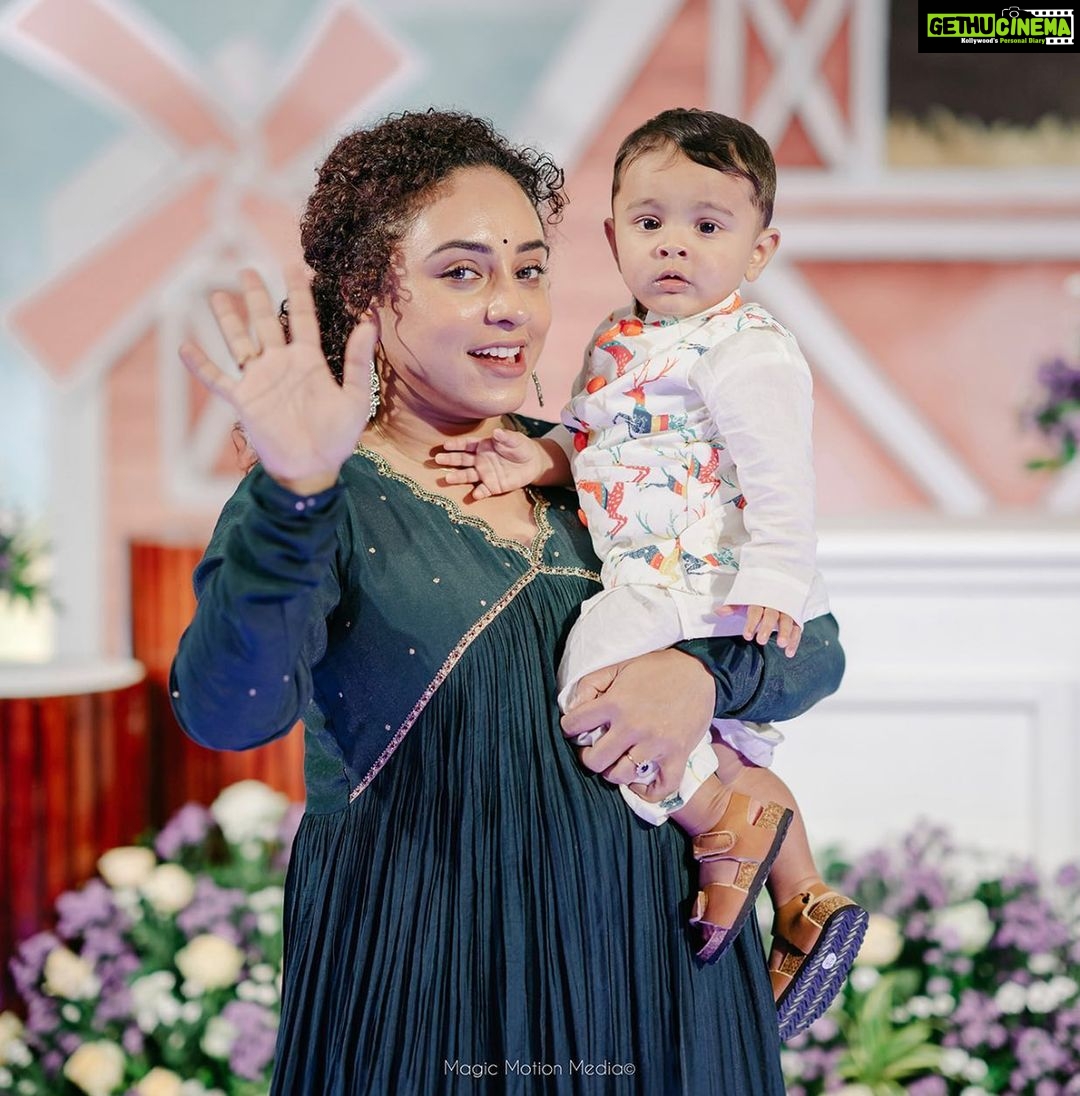 Pearle Maaney Instagram - Reign’s First Birthday …. And the fact that he started walking one week before his bday was the highlight! Our little Chota Bheem! . Click @magicmotionmedia