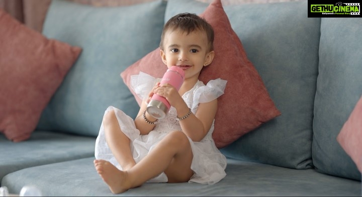 Pooja Banerjee Instagram - Elevate your baby’s sipping experience with the LuvLap 4-in-1 Steel Sipper! From Nipple to Straw Mode, it adapts to your baby’s growth. It is made of high-quality SS304 Stainless steel, thus safe, and durable. Get it on Amazon or LuvLap.com ... happy sipping! @luvlap.in
