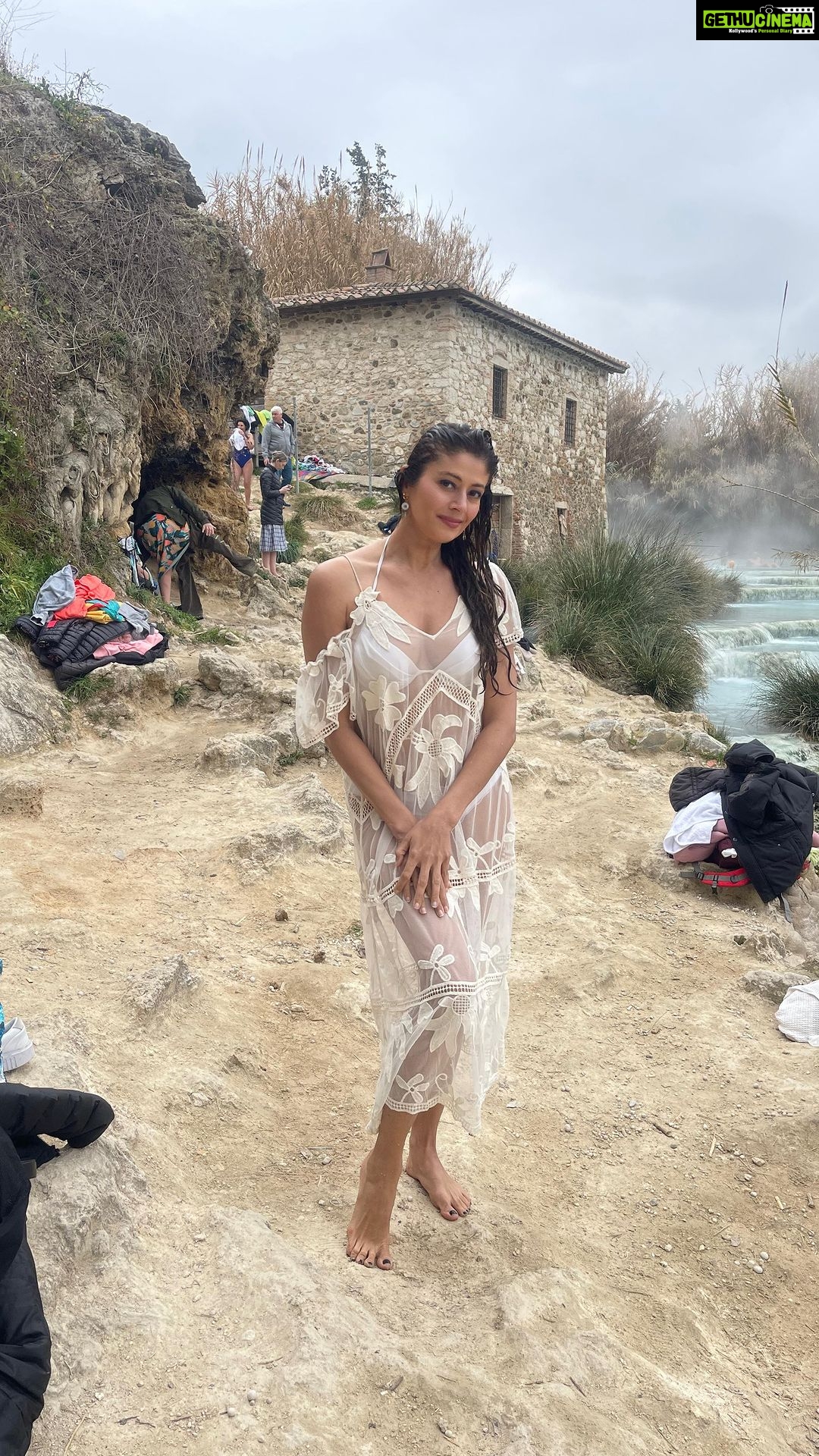 Pooja Batra - 24.5K Likes - Nature is the art of God -Dante Alighieri In the stunning #Saturnia Natural Hot Spring #Tuscany #italy 🎥 @nishankswami