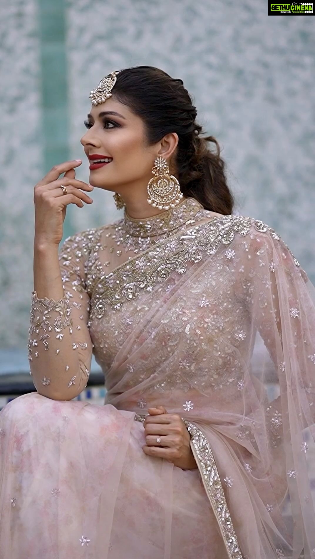 Pooja Batra Instagram - Be kinder to Yourself. In @noushifatiz design Makeup & hair by @sheetal_makeupandhair Styled by @rehanshahdesigns 🎥 @rohini_and_photography Dubai UAE