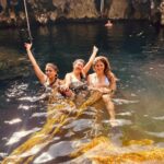 Pooja Batra Instagram - In The Journey, People and Destinations matter, Time and Mileage are merely Measurements. 🩵💚💙 #maalumcave #zanzibar #tanzania #Africa #stalactites #stalagmites #naturalcavewater Zanzibar, Tanzania