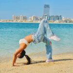 Pooja Bhalekar Instagram - Changing the perspective to look at the world 🦋 . . . . #yoga #yogagirl #flexibility #martialartist #discipline #yogalove #practice #beachyoga