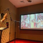 Pooja Chopra Instagram - Yaay! Finally wrapped up dubbing for Jahaan Chaar Yaar. I hope you all love सकीना as much as I loved being her.. see u at the movies 🍿