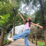 Pooja Chopra Instagram – Moods of Mowgli 🙇🏻‍♀️🦆🌊🍃💃 Coorg