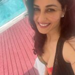 Pooja Chopra Instagram – Sunny smiles, happy thoughts ☀️ 🌴🌊🎈 Dubai, United Arab Emiratesدبي