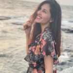 Pooja Chopra Instagram - 🧡 #sunset #sunsetlover #sunsetloverforlife 🌅🌊