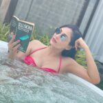 Pooja Chopra Instagram - Blissful mornings like these.. 🎶 . . . . . . . #morningvibes #readingtime #music #metime #relax #rejuvinate #viveda #wellness #calm #zen #bliss Styled by - @tanisha_agrwal Outfit - @angelcroshet_swimwear Assisted by - @_anishabait_