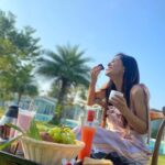 Pooja Chopra Instagram - Happiness is a mouth-FULL ovv cake . . . . . . . . #breakfastview #cakeonmylips #sunkissed #mountains #clearskies #garden #smiles #sunrise #myfav #imlovinit #cake #calories #nofilter #onavacay #girlinpink #iwokeuplikethis #nofilter #happypuppy The Forest Club Resort