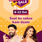Pooja Hegde Instagram - Lo aa gaya real deal- Mega Blockbuster Sale is live! 🥳 Level up your shopping and your festivities with the lowest prices of the year, only at Meesho! 🎉 Sale live from 6th-13th October. Download the app now! 📲 . . . . . . #Meesho #MeeshoApp #MeeshoMegaBlockbusterSale #MeeshoCheckKaro