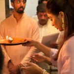 Pooja Hegde Instagram - Our yearly Ashtami puja 🙏🏻 Wishing Love, Strength, Peace and Happiness to all ❤️