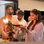 Pooja Hegde Instagram – Our yearly Ashtami puja 🙏🏻 Wishing Love, Strength, Peace and Happiness to all ❤️
