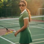Pooja Hegde Instagram - This one’s for Federer 🎾❤️ #tennis #epicday . . . @hiltonmaldives @coastalinofficial #HiltonMaldives #AmingiriStory