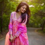 Pooja Sawant Instagram - In love with festival vibes 🌸💕 Outfit by @naari_collections Pictures by @potraits_by_nk_photography