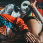 Poonam Pandey Instagram - Caption this for me 💋 . . .. . . @studiodenz #poonampandey #colorful #photos #paintings #fun #pplovers #poonampandeyfans