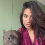 Poonam Pandey Instagram - Hanging out with my cutie, Caesar. #nomakeup #nofilter #pp #pplovers #ppfans #caesar #love #cutie