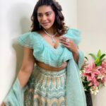 Poonam Preet Bhatia Instagram – Got that desi feeling! 💙 

Outfit @studioiris_india
Jewellery @sonisapphire
Styled by @shrushti_216 
MUA- @ravi_mathur9576 
Hair stylist – @ravi_mathur9576 

#indianwedding #flauntingindianess #delhiwinters #ethnicwear #aboutlastnight #shineon ✨✨