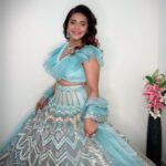 Poonam Preet Bhatia Instagram – Got that desi feeling! 💙 

Outfit @studioiris_india
Jewellery @sonisapphire
Styled by @shrushti_216 
MUA- @ravi_mathur9576 
Hair stylist – @ravi_mathur9576 

#indianwedding #flauntingindianess #delhiwinters #ethnicwear #aboutlastnight #shineon ✨✨