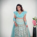 Poonam Preet Bhatia Instagram - Got that desi feeling! 💙 Outfit @studioiris_india Jewellery @sonisapphire Styled by @shrushti_216 MUA- @ravi_mathur9576 Hair stylist - @ravi_mathur9576 #indianwedding #flauntingindianess #delhiwinters #ethnicwear #aboutlastnight #shineon ✨✨