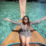Poonam Preet Bhatia Instagram - Wanderlust consumed her; foreign hearts and exotic minds compelled her. She had a gypsy soul and vibrant hope for the unknown 🕊 #wanderlust #travelgram #thailand #phuket #ocean #crystalbluewater Phi Phi Island
