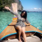 Poonam Preet Bhatia Instagram - Wanderlust consumed her; foreign hearts and exotic minds compelled her. She had a gypsy soul and vibrant hope for the unknown 🕊 #wanderlust #travelgram #thailand #phuket #ocean #crystalbluewater Phi Phi Island