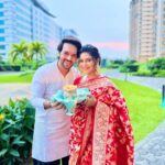 Poonam Preet Bhatia Instagram - Life has been so beautiful with you. Happy first karwaChauth to you my love @sanjaygagnaniofficial ♥️ #karwachauth #firstkarwachauth #indianfestival #favouriteseason