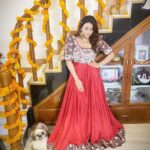 Poonam Preet Bhatia Instagram – Here’s to love, light, and ladoos ✨✨🪔
♥️
♥️
♥️
♥️
♥️
Outfit – @sejalkamdardesigns 
Jewellery- @ishhaara 

#ourfirstdiwali #diwalidecorations #india #happydiwali #diwalivibes #celebration #festivevibes