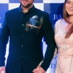 Poonam Preet Bhatia Instagram - Baliye Re 👫👩‍❤️‍👨🥰 . . . #babasiddiqueiftari #iftaarparty #redcarpetlook