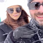 Poonam Preet Bhatia Instagram - Sukoon 💫 hai Tu mera @sanjaygagnaniofficial ♥️ #mountainstories #snow #wegotlucky Kashmir
