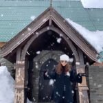 Poonam Preet Bhatia Instagram - "The first snow is like the first love.♥️ ❄️❄️ #iminlovewiththisplace #firstsnow #bliss #winters Gulmarg, Kashmir