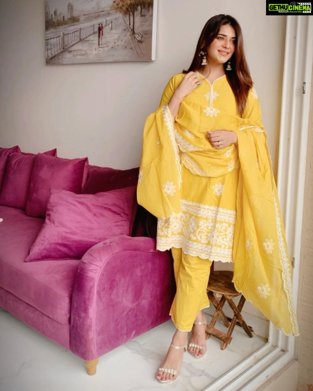 Poonam Preet Bhatia Instagram - A yellow dress will never make you look perfect. Unless you wear it with a laugh 💛💛 Also I hope my yellow dress brightens up your day ☺️☺️☺️☺️ Outfit - @passionforfashion_byshivani Click by - @sanjaygagnaniofficial ♥️