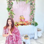 Poonam Preet Bhatia Instagram - “Ganpati Bappa Morya! May the blessings of Lord Ganesha fill your life with joy and prosperity. 🌟🙏 #GanpatiBappa” #celebrationtime #lordganesh #blessings #modaklove #faithfulhearts