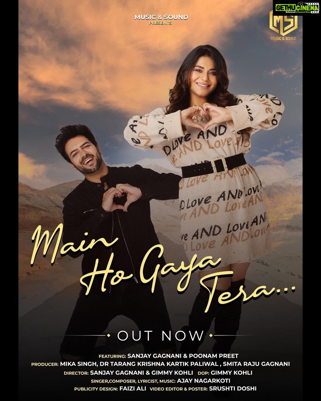 Poonam Preet Bhatia Instagram - The wait ends here!!! “Main Ho Gaya Tera” is finally yours!!! . Link in Bio . Singer* Ajay Nagarkoti Featuring* Sanjay Gagnani & Poonam Preet Lyrics & Music* Ajay Nagarkoti Video* Sanjay Gagnani & Gimmy Kohli Producer* Mika Singh, Dr Tarang, Krishna Kartik Paliwal & Smita Raju Gagnani MUA* @ravi_mathur9576 Stylist * @shrushti_216 Location courtesy* @prideashiyanamussoorie . . . . @sanjaygagnaniofficial @poonampreet7 @mikasingh @drtarangkrishna @castingkartikpaliwalofficial @gagnanismitaraju @sanjaygagnaniofficial @gimmie_k @4jaynagarkoti @shimmerentertainment @musicandsoundofficial #latesthindisongs #hits2023 #bollywood #singer #artist #viralsongs #viralvideos #marshallseghal #mainhogayatera #sanjaygagnani