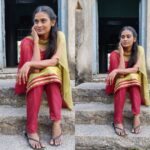 Poornima Ravi Instagram - Simple, sweet, bold, confident, innocent and what not! Happy Women's day my dear pen Makkalae! Respect❤️ #poornimaravi #araathi #womensday