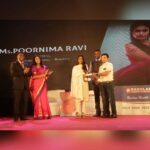 Poornima Ravi Instagram - Thank you @radolabs_chennai for honouring me. #araathi #poornimaravi