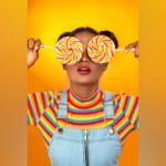 Poornima Ravi Instagram - Hide your eyes darling! People can see your heart through them 👁️👁️ Photographed by @bricabrac.in @praveen93 MUAH: @viyahairandmakeup Costume: @viyahairandmakeup . . . . . . . . . . . . . #poornimaravi #araathi #denim #colors #photography #bricabrac