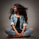 Poornima Ravi Instagram - Let your Hair do the Talking! Photographed by @bricabrac.in @praveen93 MUAH: @viyahairandmakeup Costume: @viyahairandmakeup . . . . . . . . . . . . . #poornimaravi #araathi #denim #denimjacket #photography #bricabrac