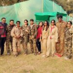 Poornima Ravi Instagram - Paint ball! 💖❤️💖 #yelagiri #thegame