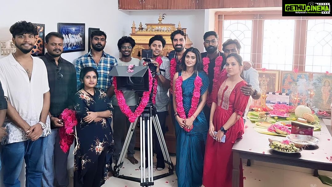 Poornima Ravi Instagram - If you tried, there is no failure - Kamal Hassan We're stepping into a new phase of our careers, inspired by our idols and blessed by God our parents and mentors. Stay tuned for further updates on our journey." #productionno1 #untitled #shootingonprocess @covai_film_factory