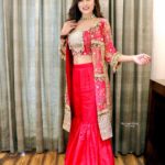 Prabh Grewal Instagram - 💖💖 👗 @studioa_byanu 💄 @parulsainimakeovers 💆‍♀️ @ajayhairandmakeupartist Event by @aslovich_india #prabhgrewal #prabhgrewalofficial