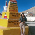 Pranati Rai Prakash Instagram – Just a girl who loves having coffee, making friends on the go, exploring the new and dressing up colourful and florals, oh yeahhh! 👻💕 #solotrip #ladakh #traveldiaries Leh Ladakh – The Land of High Passes