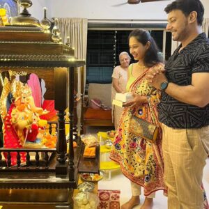 Priya Marathe Instagram - गणपती बाप्पा मोरया.. पुढच्या वर्षी लवकर या.. 🙏🙏🙏