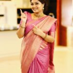 Priyanka Nalkari Instagram - #happyvinayakachaturthi2023 🐘🐀🌸 Saree @eisbera_fashion_studio_ ❤️