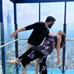 Priyanka Nalkari Instagram - #kltower #skydeck #posers #couplegoals #malaysia #outing #love #life #actresslife #smilesformiles #hapoyweekendeveryone🌸🌷☺️💕 Skydeck KL Tower