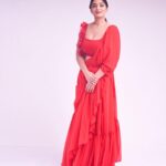 Priyanka Thimmesh Instagram - ❤️✨ Photography @bhagathmakka Credit #jehensaai Desginer by @lakshana_label Makeup & hair @iglambeautystudiochennai @iampriyankaathimmesh #priyankathimmeshofficial #priyankathimmesh