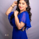 Priyanka Thimmesh Instagram - “Charm” is more than beauty ✨💖 #bluelove💙 #lookscool #happylife #priyankathimmeshofficial @iampriyankaathimmesh @rainbow_photography_official @makeupstoriesbysumachikkegowda @shimmer_designer_studio @rent_bridal_jewellery